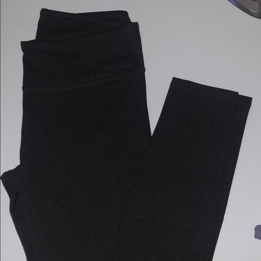Fabletics Mid Rise Powerhold Legging (Charcol) - Picture 3 of 4